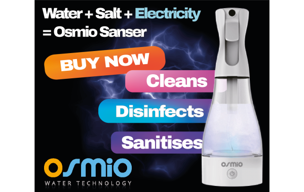 Osmio Sanser Sanitiser Spray: Wielowymiarowe podejście do czystości, oszczędności i zrównoważonego rozwoju